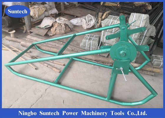 Xây dựng Stringing Cáp 6t Drum Lifting Jack Gsp Rope Cradle Reel Stand
