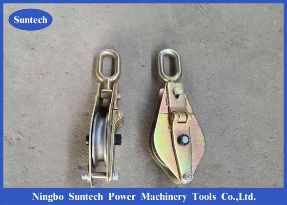 Loại mắt tròn 3t Khối ròng rọc cáp bằng thép Công cụ xâu dây
