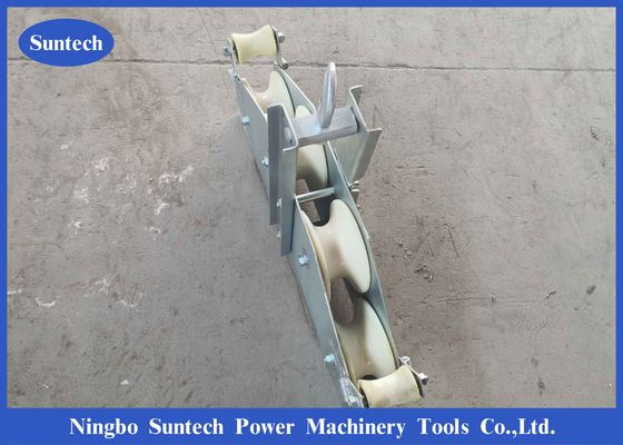 Bốn bánh xe sợi quang Kết hợp khối chuỗi ròng rọc Công cụ xâu chuỗi Opgw