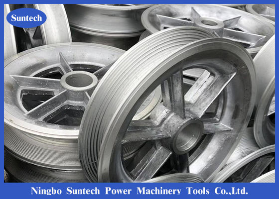 Khối ròng rọc dây dẫn dây nhôm 40KN có lót cao su tổng hợp