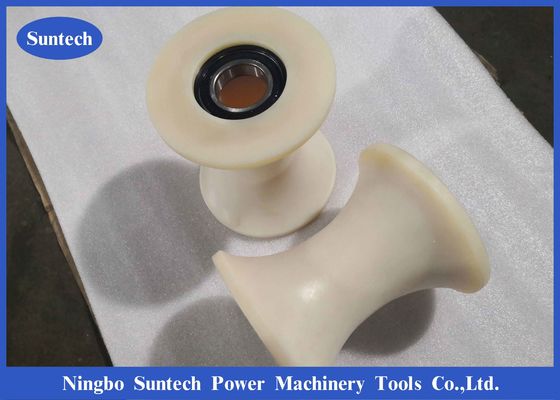 Khối ròng rọc kéo dây cáp Bánh xe lăn nylon trong xây dựng mặt đất