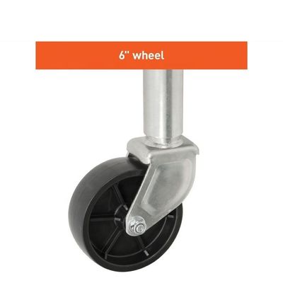 10 "Du lịch 6" Bánh xe phụ tùng với tải trọng 1000lbs
