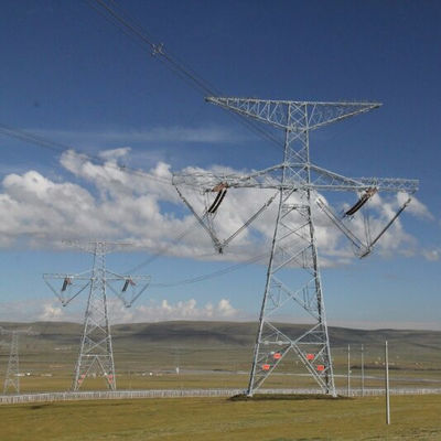35 66 110 Đường dây truyền tải 220kv Tháp thép Angel cho công trường