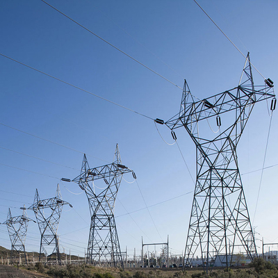 Tháp đường dây điện 330kV thép Q255 Q355 mạ kẽm