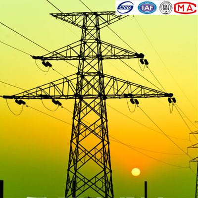 Tháp thép lưới chắn ngang sông 220kv hình nón đa giác