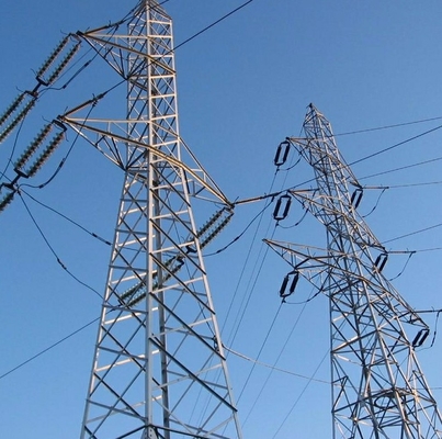 Tháp thép lưới chắn ngang sông 220kv hình nón đa giác