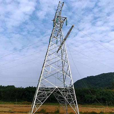 Tháp đường dây truyền tải 500KV bằng thép mạ kẽm nhúng nóng