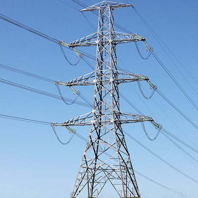 Tháp đường dây truyền tải 500KV bằng thép mạ kẽm nhúng nóng