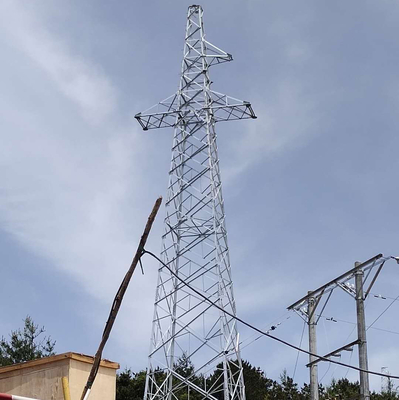 Tháp truyền tải di động bằng thép góc 110kV 132kV 4 chân