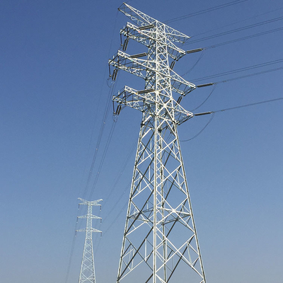 Tháp truyền tải cột thép thiên thần 35KV Q355 Q255
