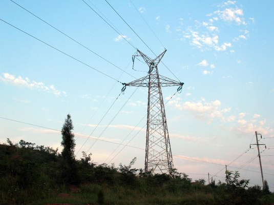 Tháp truyền tải cột thép thiên thần 35KV Q355 Q255