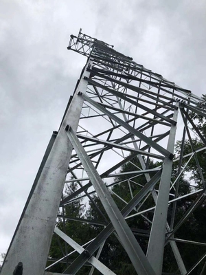 ASTM123 Tháp lưới thép phân phối điện 110KV mạ kẽm