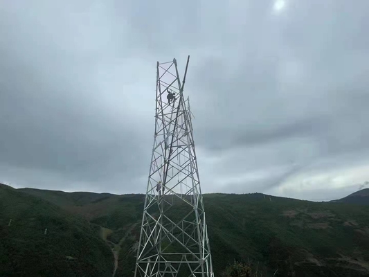 Tháp thép góc mạ kẽm nhúng nóng cho đường dây truyền tải 110KV