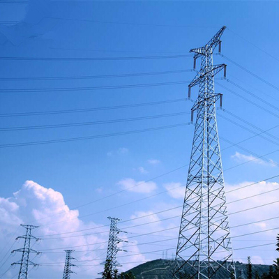 Tháp truyền tải điện 110KV bằng thép mạ kẽm nhúng nóng