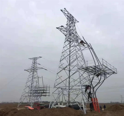 Tháp truyền tải lưới thép lưới 110KV 132KV Anger