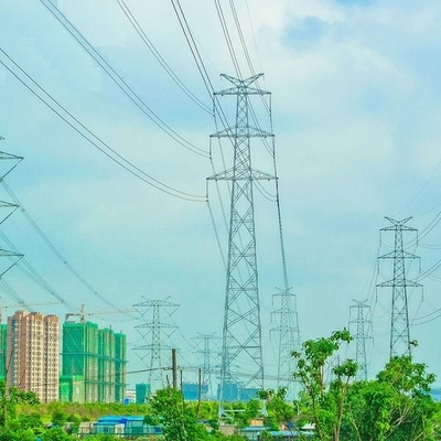 110KV Viễn thông Q235 Q345 Q420 Tháp lưới thép