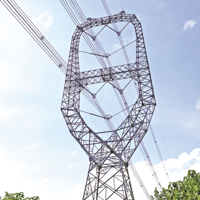 Tháp đường dây truyền tải lưới thép mạ kẽm 110KV 132KV Angel