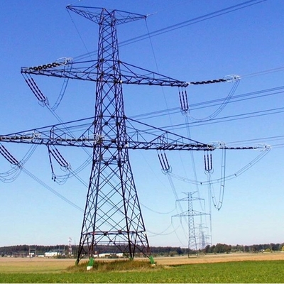 Khả năng chịu gió cao Tháp truyền tải di động đơn cực 110kV 132kV