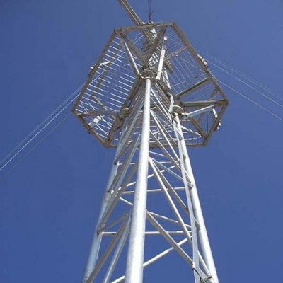 ISO9001 Mạng lưới tự hỗ trợ Q345 Q235 Tháp ăng ten GSM
