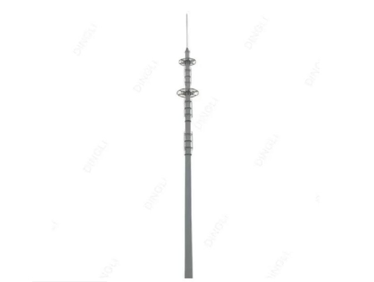 Tháp ăng ten viễn thông Q345B mạ kẽm nhúng nóng 100m