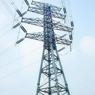 Đường truyền Thép mạ kẽm Q355 / Q255 Tháp Guy Wire