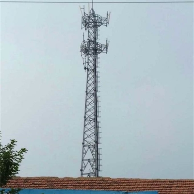 Tháp ăng ten viễn thông hình ống bằng thép HDG 3/4