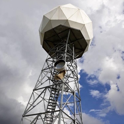 Tháp viễn thông ăng ten 110KV Kết cấu radar góc bằng thép mạ kẽm