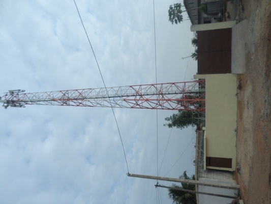 Tháp viễn thông ăng ten 110KV Kết cấu radar góc bằng thép mạ kẽm