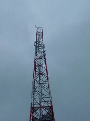 86um 90M Góc 90M Tháp thép Viễn thông Góc 3 Chân Cực Điện