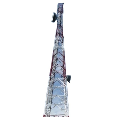 Cột ăng ten Gsm góc 100M và chân đế Đèn cản hàng không