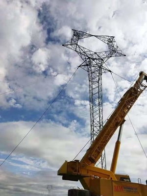 Tháp thép mạng lưới đầu mèo cho công trường