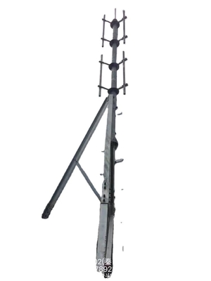 Mạ kẽm nhúng nóng và sơn điện thoại di động Guyed Towers Thép Q355