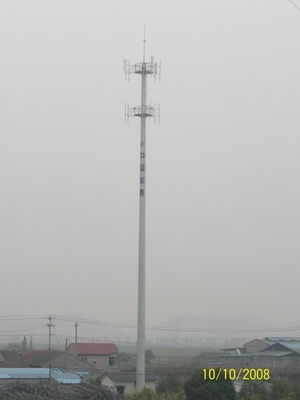 Công trường xây dựng ánh sáng cao Viễn thông Mast Tower Steel Q235 Q420